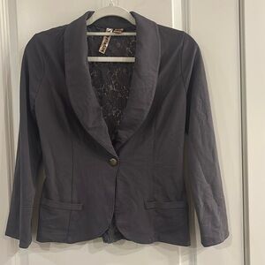 Women’s Eyeshadow grey blazer.  Size Medium.